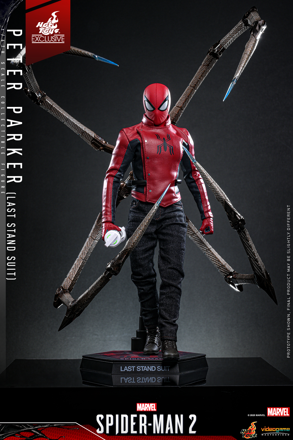 Hot Toys VGM71 Marvel's Spider-Man 2 - Peter Parker (Last Stand Suit) [Hot Toys Exclusive]