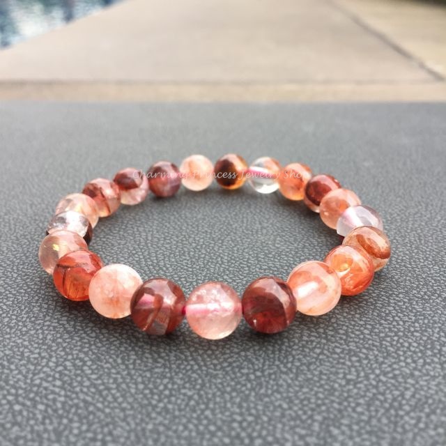 Red Quartz ควอทซ์สีแดง 8 มม ช่วยก่อเกิดพลังความคิดสร้างสรรค์ใหม่ๆ