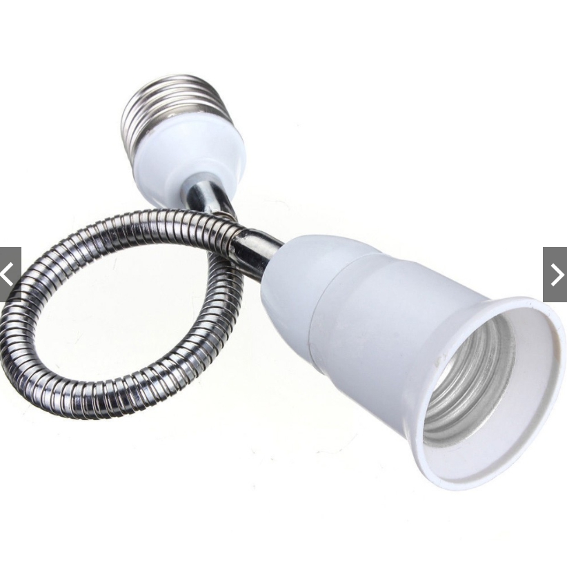 OT103S50CM อะแดปเตอร์ซ็อกเก็ต E27 สำหรับต่อเพิ่มความยาวขั้วหลอดไฟยาว 50 CM