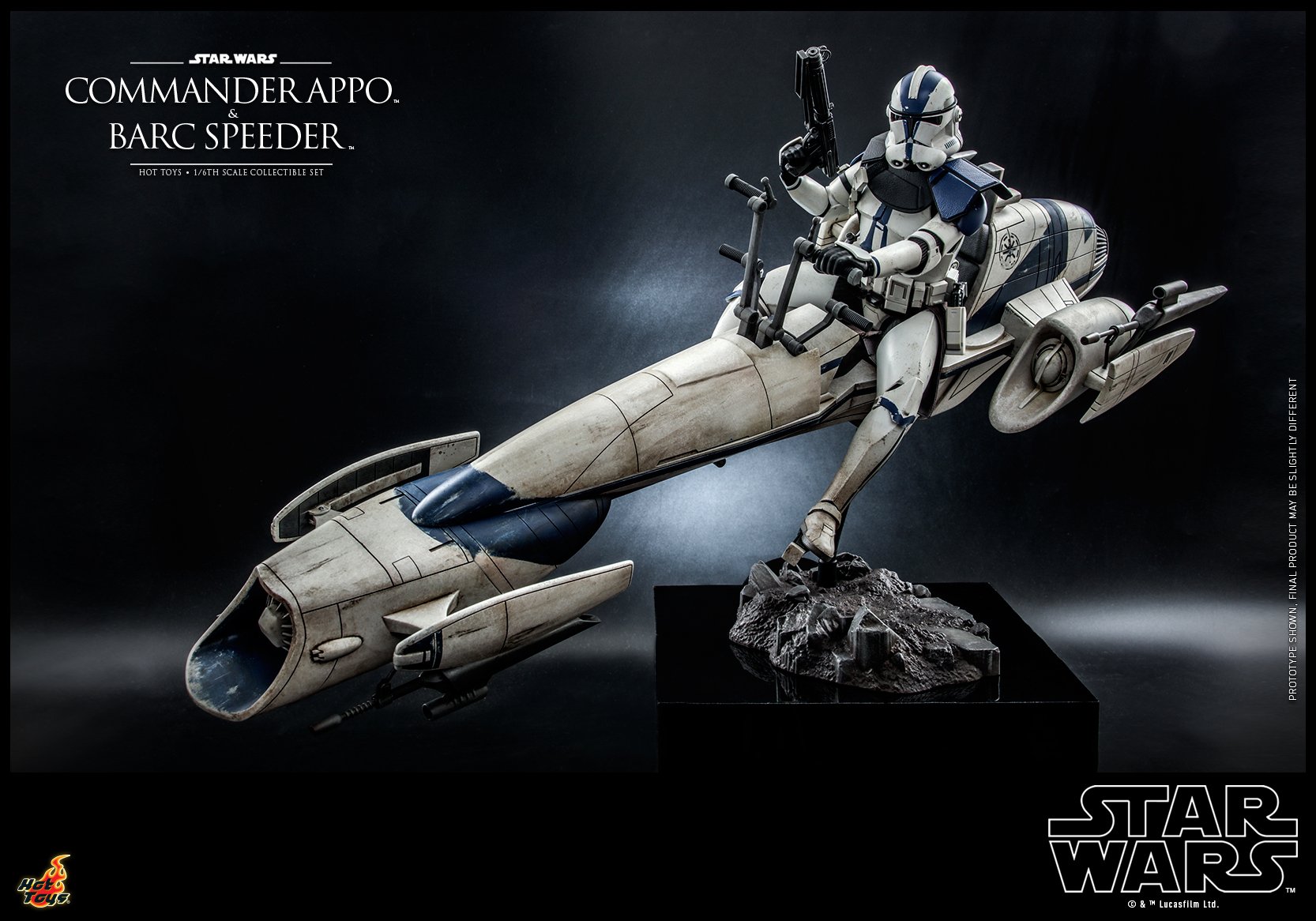 ホットトイズ TMS076ズ コマンダー・アポー＆BARCスピーダー 1/6 Hot Toys TMS076 1/6 Star Wars: The Clone Wars™ - Commander