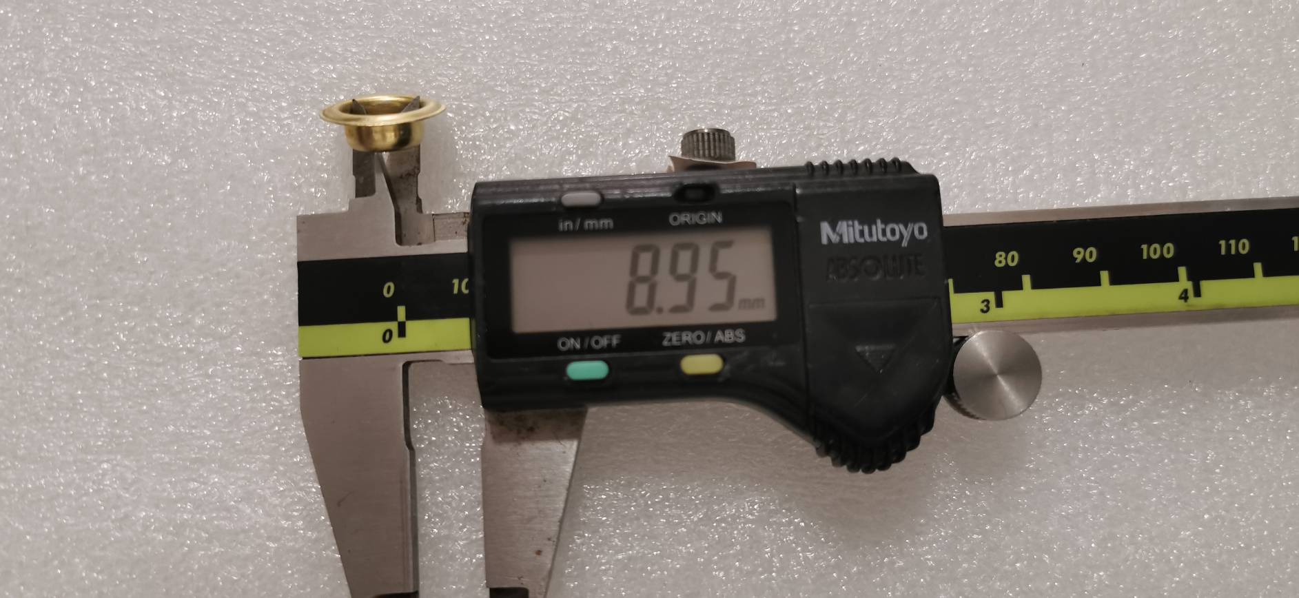 OT137 ชุดตาไก่สีทองขนาดรู 10 มิล ชุด 100 ตัว สำหรับผ้าใบ ป้ายไวนิล