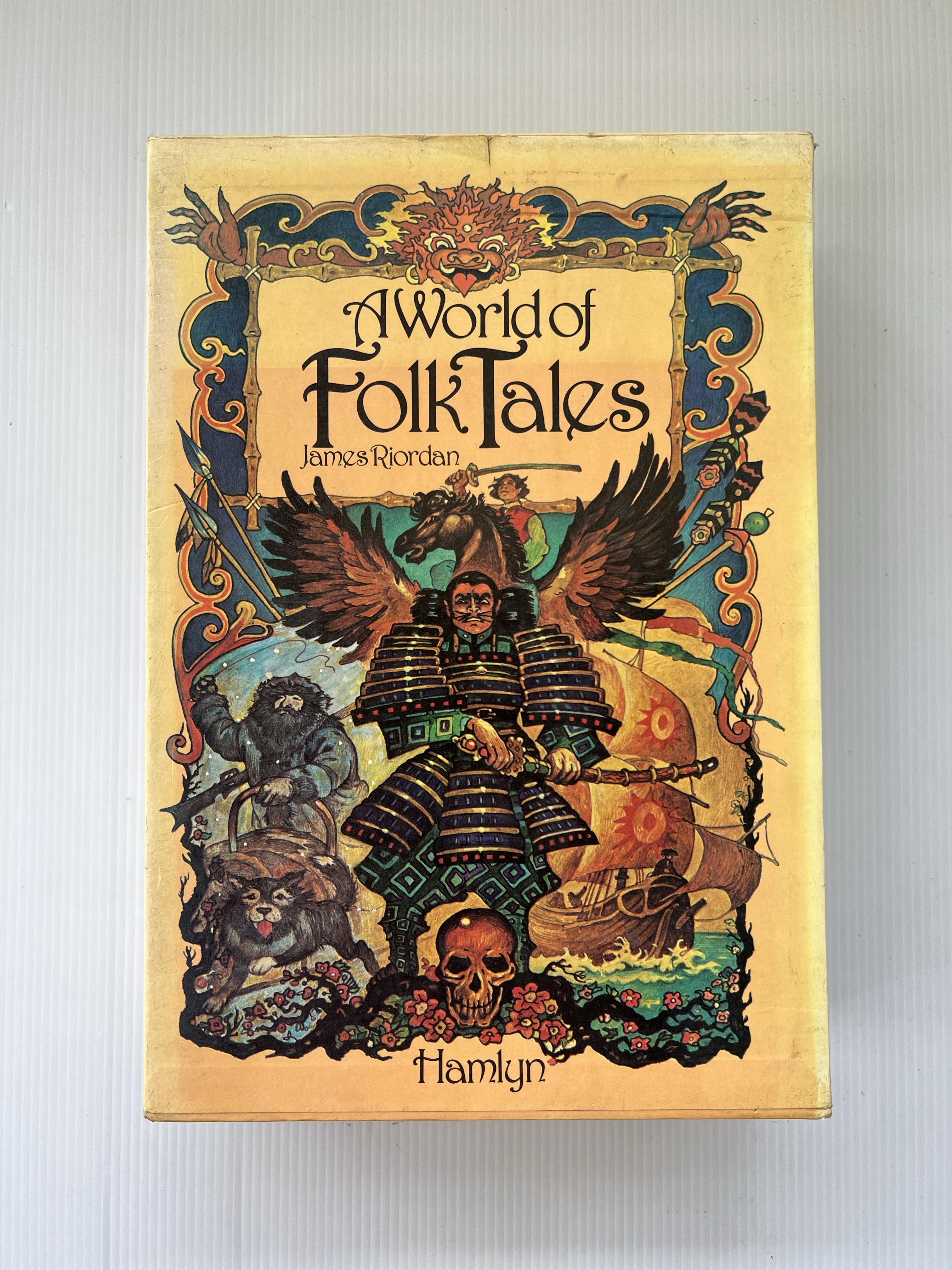 A WORLD OF FOLK TALES James Riordan 1981 90-99% Hardcover