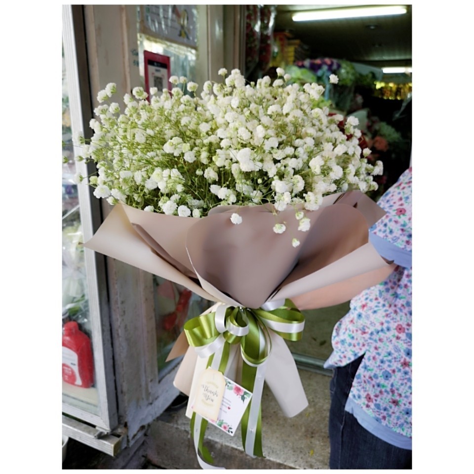 ช่อดอกยิปโซ ดอกไม้แห้งอยู่ได้นาน