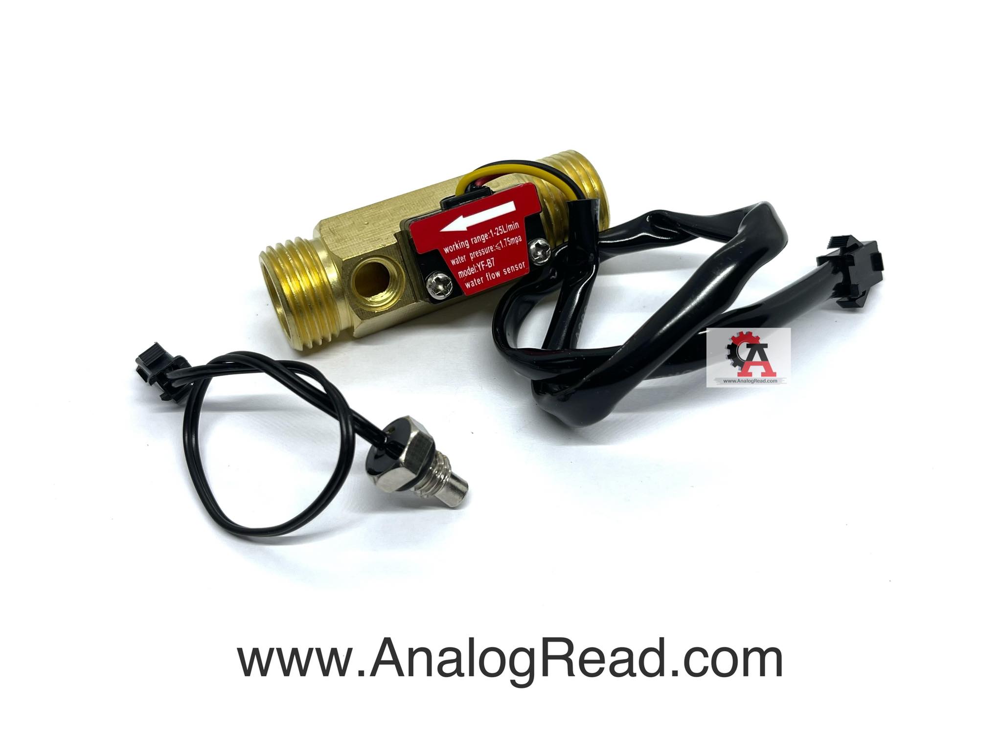 Water Flow Sensor 1-25 L/min 1.75MPa เซนเซอร์วัดอัตราการไหลของน้ำ