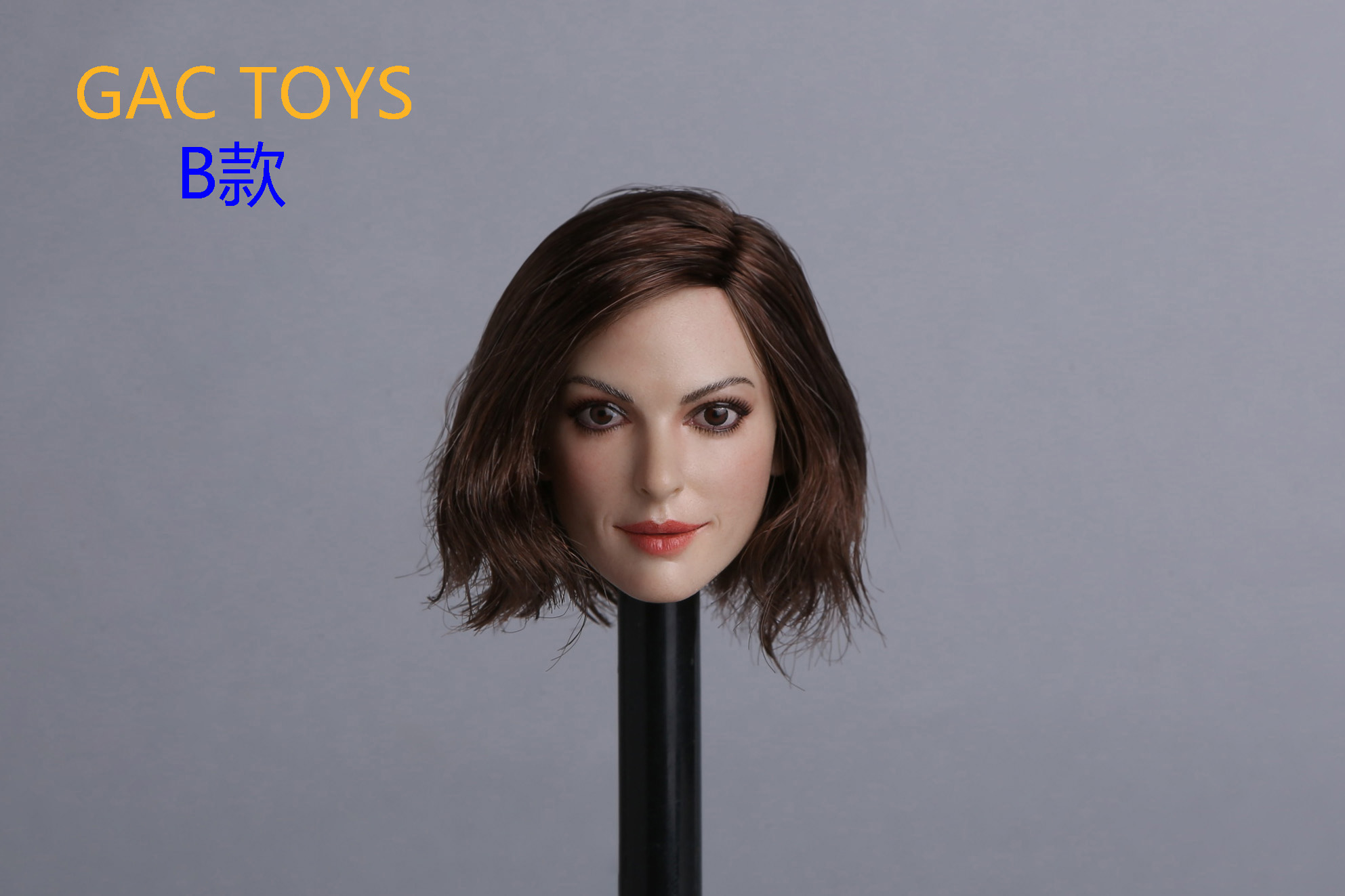 GACTOYS GC012B Beauty headsculpt (Short brown hair)