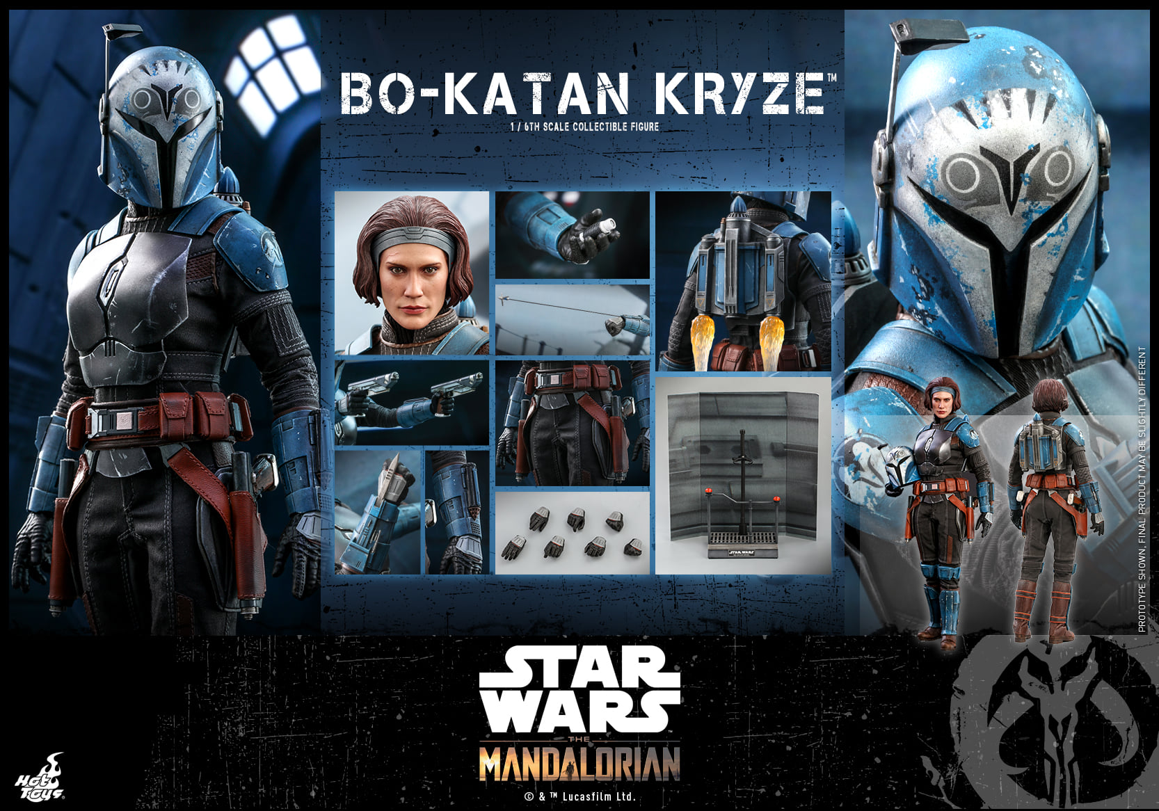 Hot Toys TMS035 1/6 Star Wars: The Mandalorian™ - Bo-Katan Kryze