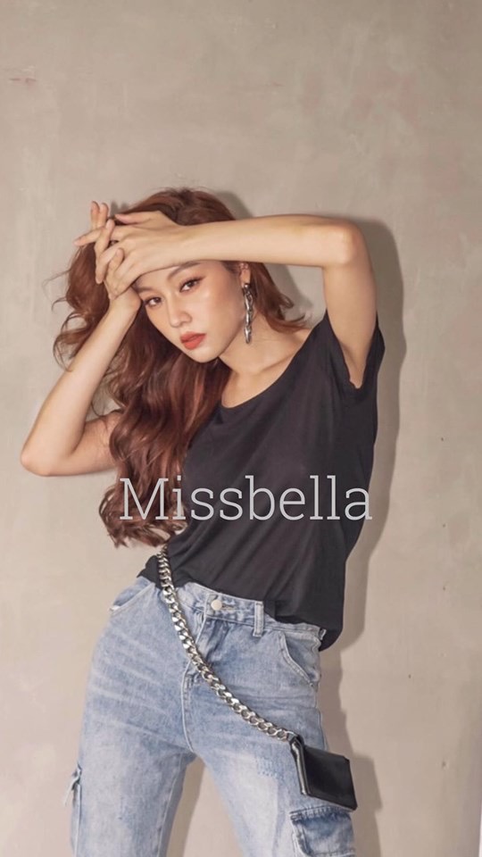 เสื้อยืดสไตล์Zara เสื้อยืดสีพื้นผ้าบางเฉียบ