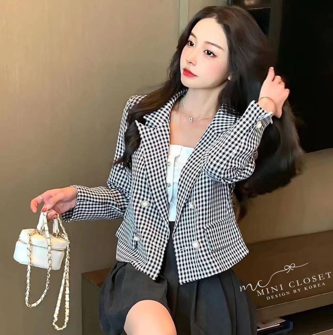 Blazer เบลเซอร์ลายสก๊อต