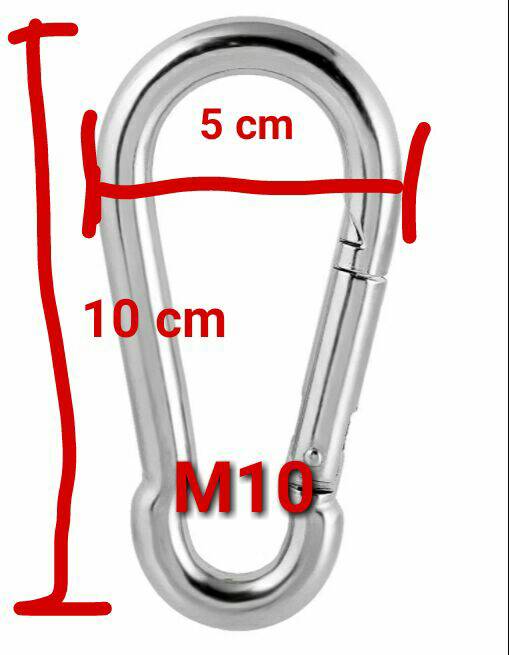 OT84M10 ห่วงสแตนเลส 304 แท้ ขนาด 10 มิล สำหรับพวงกุญแจ แขวนของ