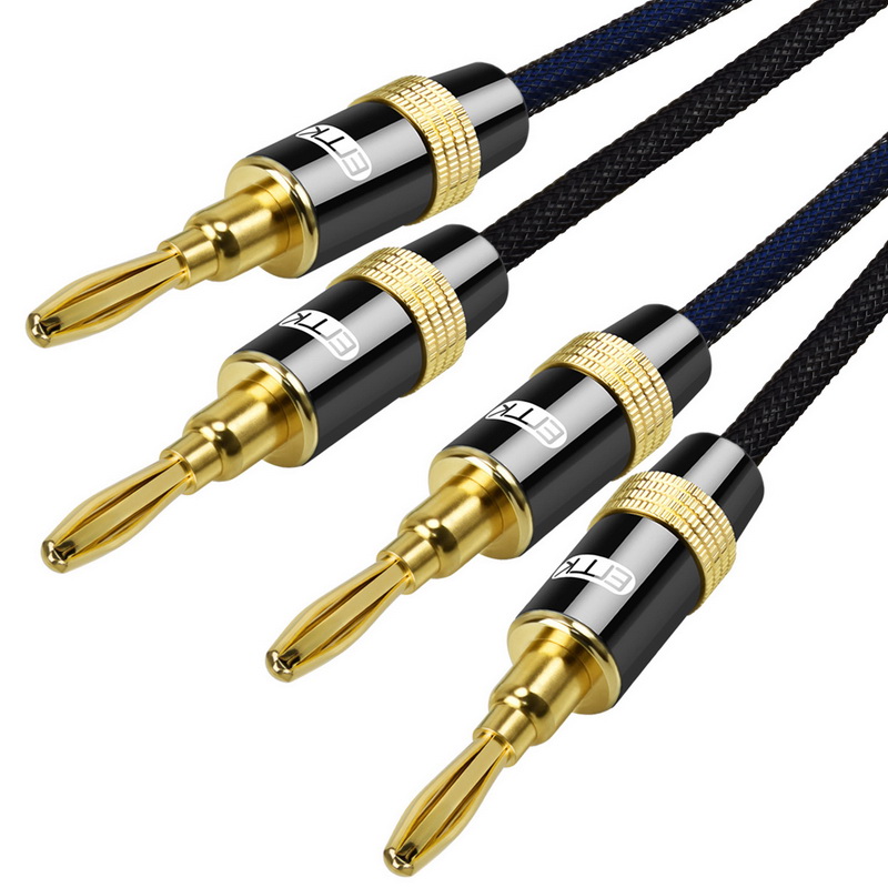 ขาย ERTK BANANA PLUG สายบานาน่าเกรดพรีเมี่ยม สำหรับลำโพงเครื่องเสียง