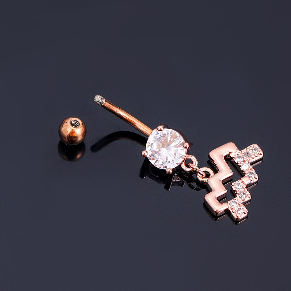 “เช็คสินค้าทัก line ก่อนโอนนะคะ” จิวสะดือไทเทเนี่ยม100% สำหรับผิวแพ้ง่าย ก้านหนา Zodiac 12 ราศี_TCT071