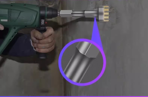 AD51 ดอกสกัดลอกผิวผนัง ลอกสี ปรับผิวผนังก่อนปูกระเบื้อง ****เลือกชนิดแกนก่อนซื้อ