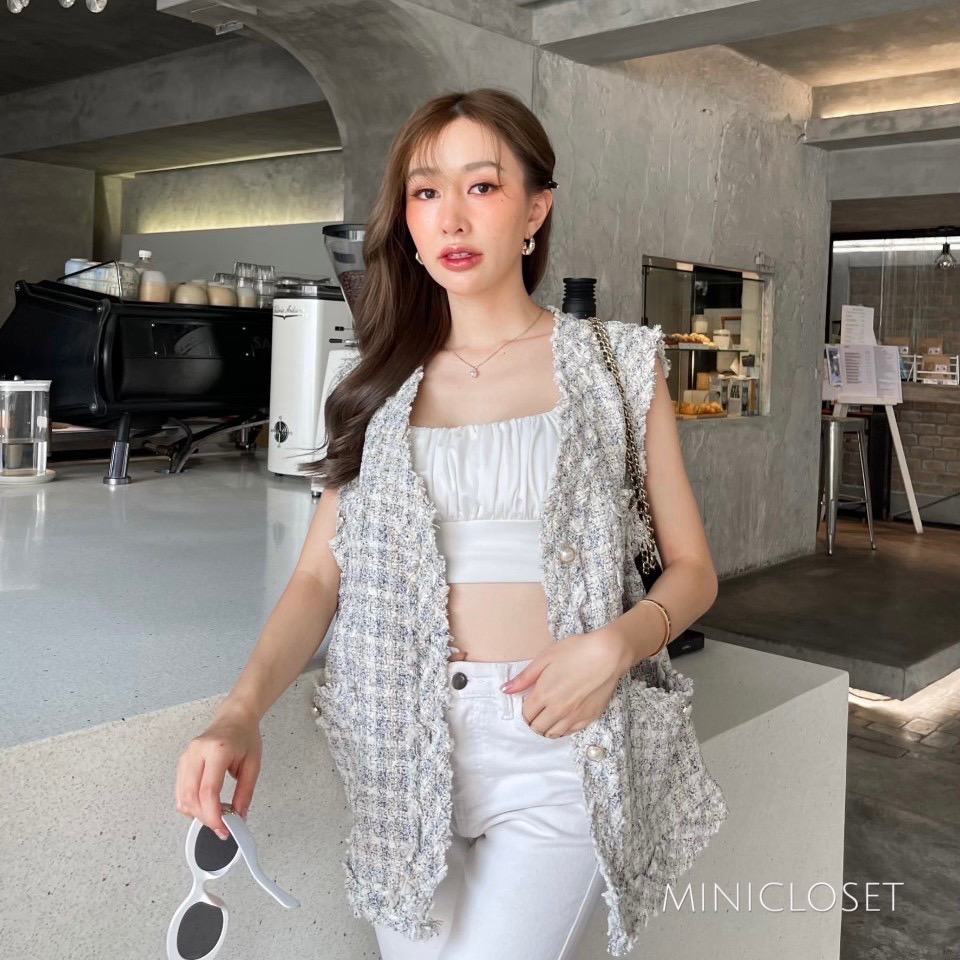 เสื้อคลุมทวีต เสื้อคลุมแขนกุด