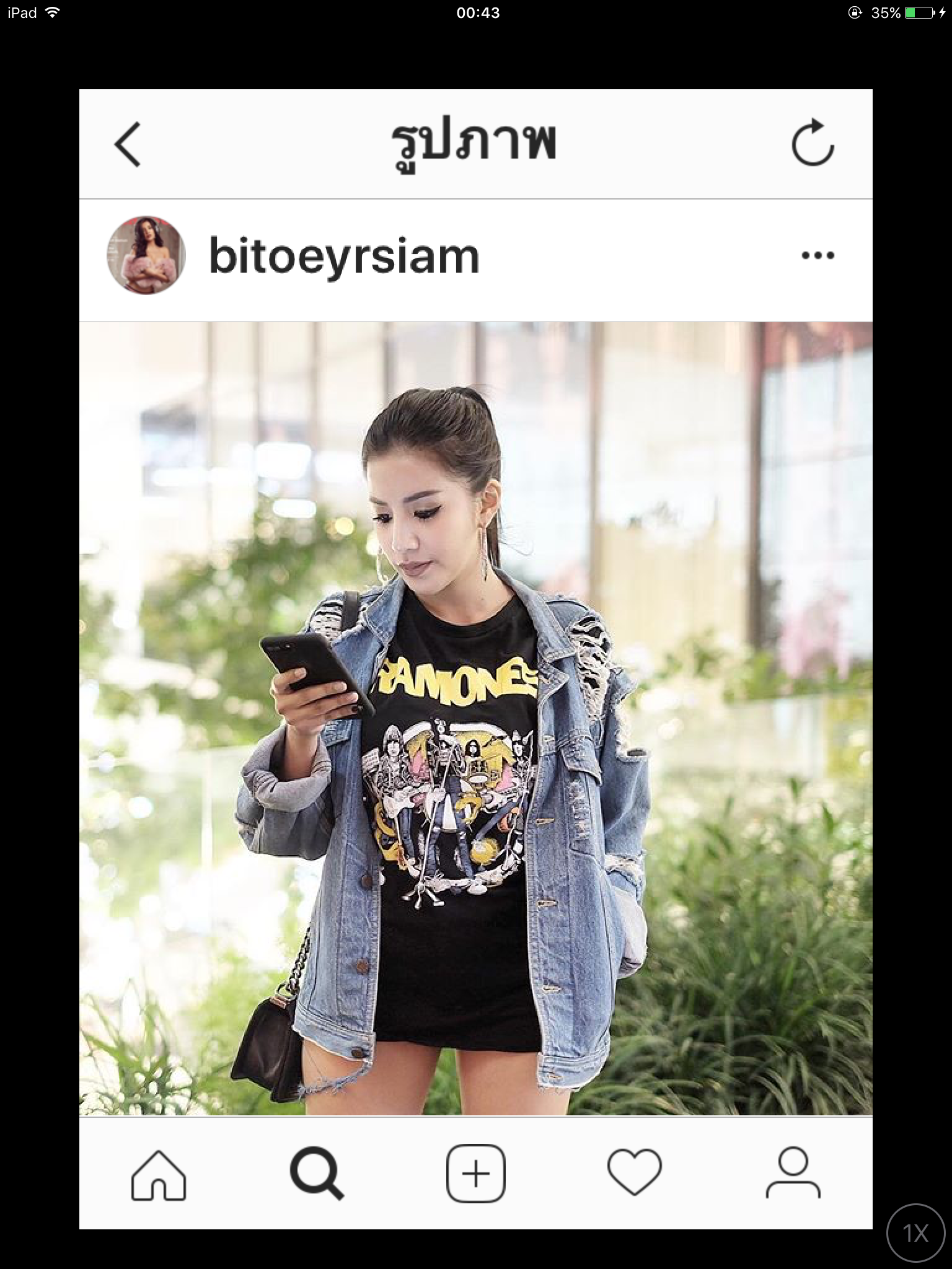 tour shirt เสื้อยืดวงร็อค ผ้าบาง สกรีนลายวงร็อค RAMONES ลายเดียวกันกับที่คุณเป้ย ปานวาดใส่ค่ะ ลายสกรีสวยๆ สกรีนหน้า/หลัง