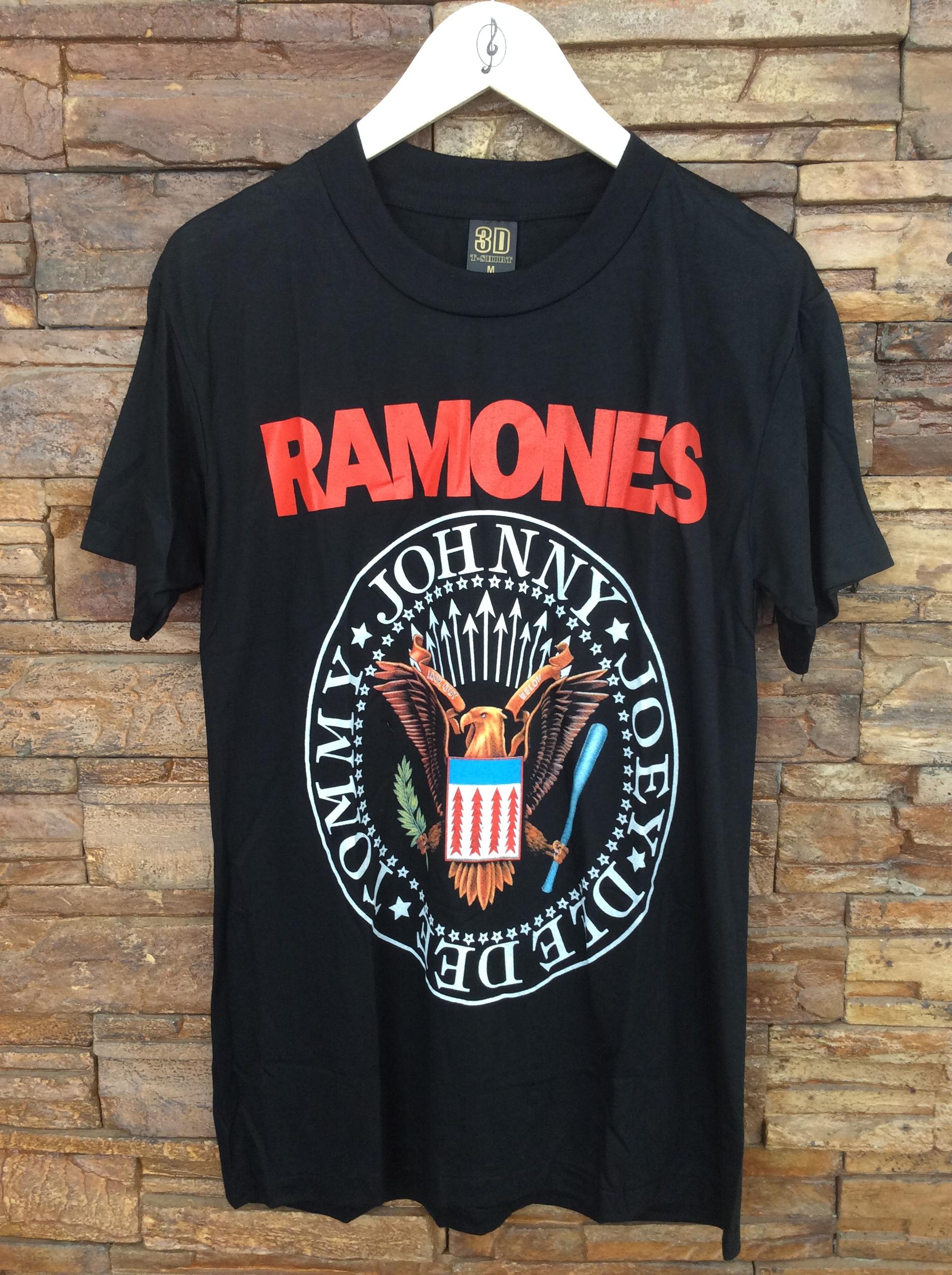 เสื้อยืดวงร็อคRAMONES size:M เสื้อยืดผ้าดีซักแล้วคอไม่ยืดไม่ย้วย ลายสกรีนหน้าหลัง