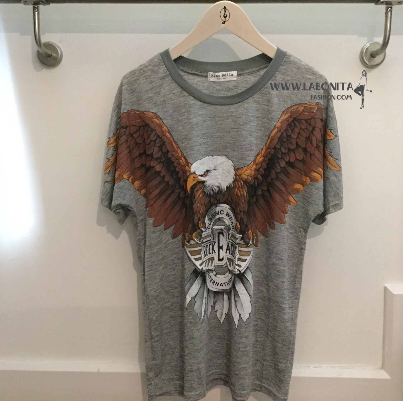 Rock Eagel เสื้อนกอินทรี 🦅เสื้อยืดร็อคผ้าบางเฉียบลายนกอินทรี