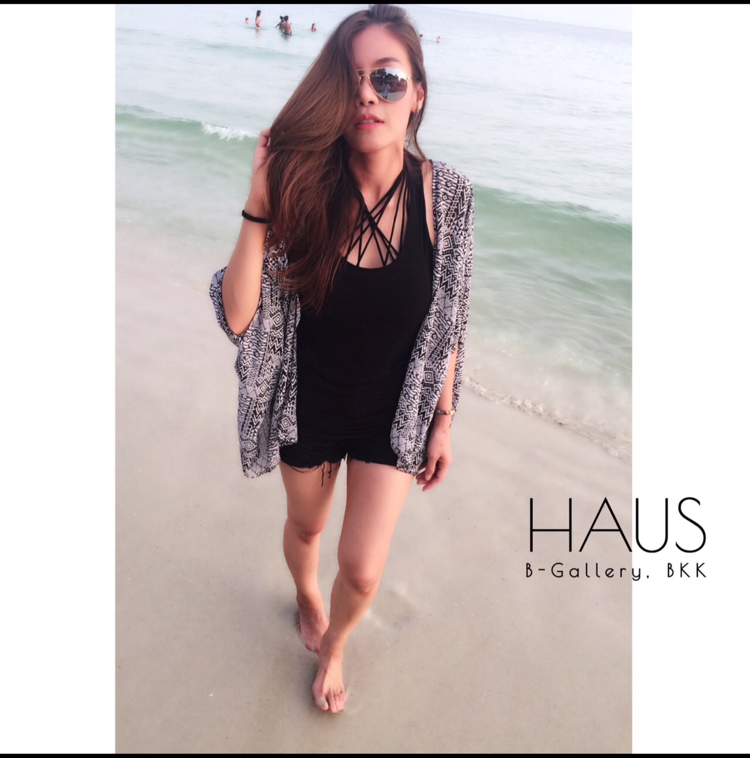 เสื้อคลุมผ้าชีฟอง ใส่เที่ยวทะเล ใส่คลุมสวยๆชิลๆ