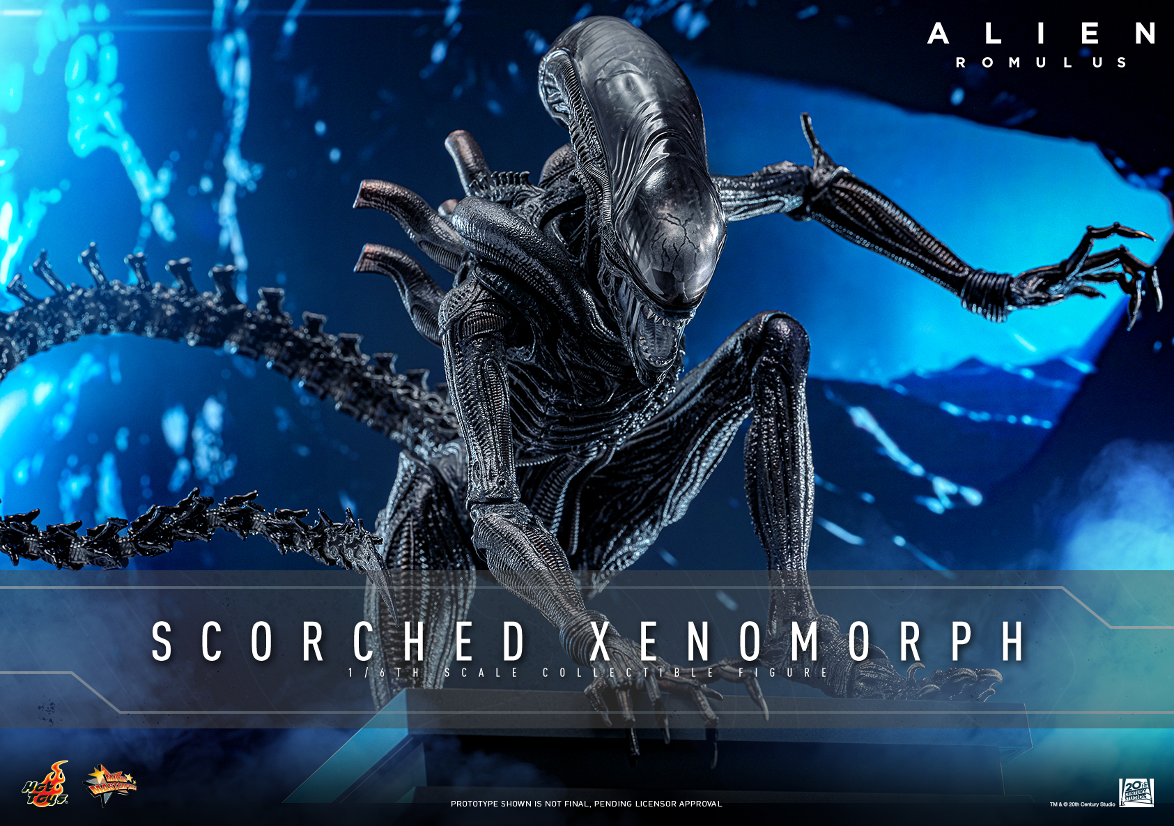 Hot Toys MMS784 Alien: Romulus - Scorched Xenomorph