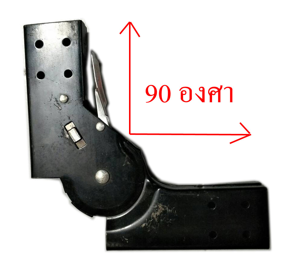 AC01 ข้อต่อบันไดพับ 5.5x2.7 CM ปรับได้ 5 ระดับ สำหรับ DIY ทำบันได หรือเตียง โต๊ะ อื่นๆ