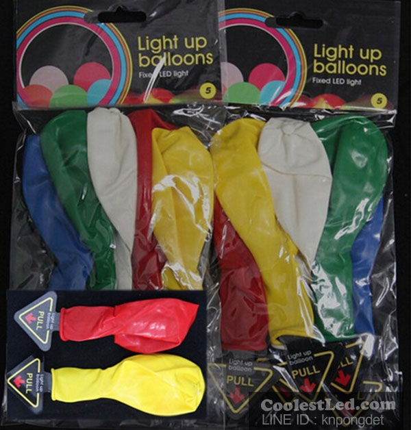 ลูกโป่ง LED มีไฟกระพริบ