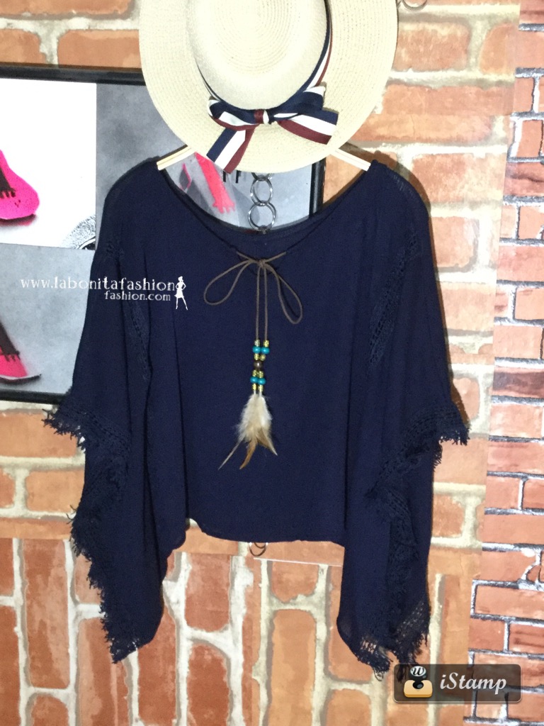 เสื้อสวยทรงปีกค้างคาว สไตล์โบฮีเมียน