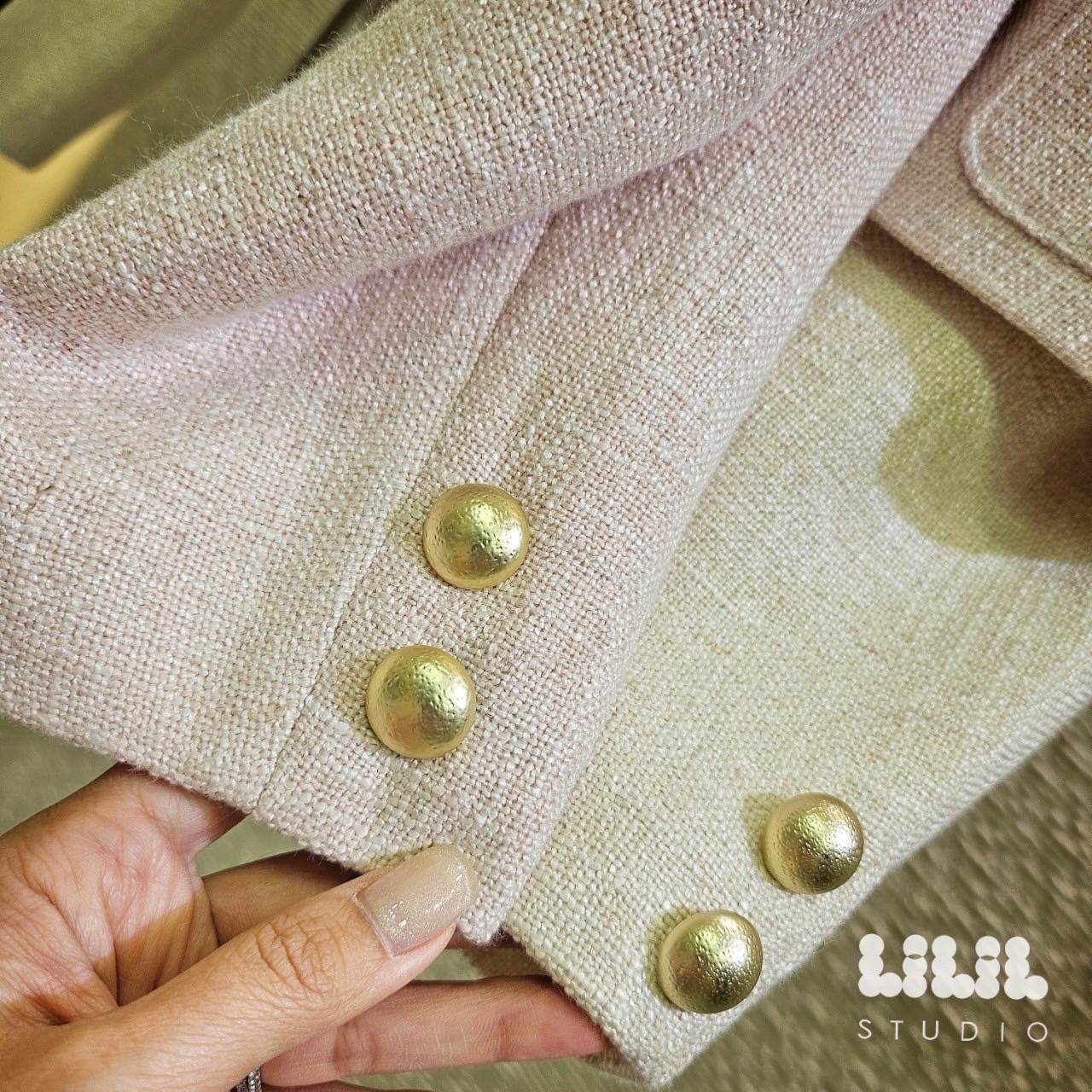 Blazer เบลเซอร์ผ้าลินินสีสวย