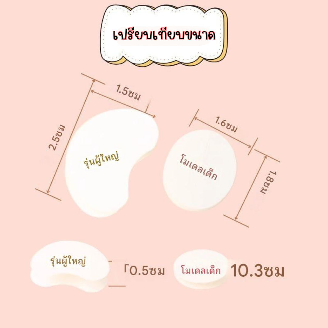 พร้อมส่งจากไทย แก้ปัญหาหูกางด้วย Ear flat ปรับปรุงใหม่เนียนใส/บางกว่าเดิม ใช้คู่กับกาวรียูส(ตัวแทนจำหน่ายในไทย)_OP017