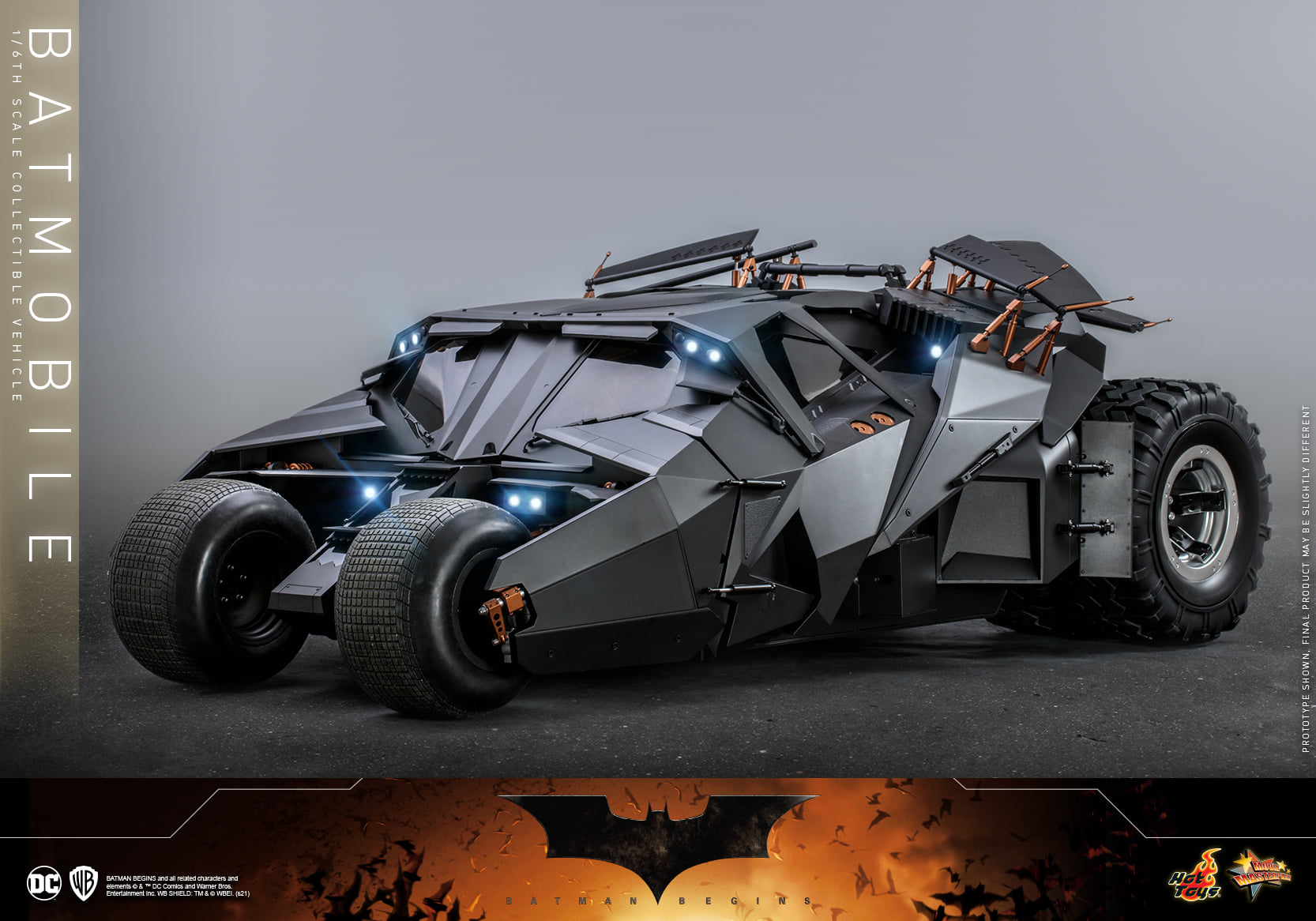 Hot Toys MMS596 1/6 Batman Begins - Batmobile