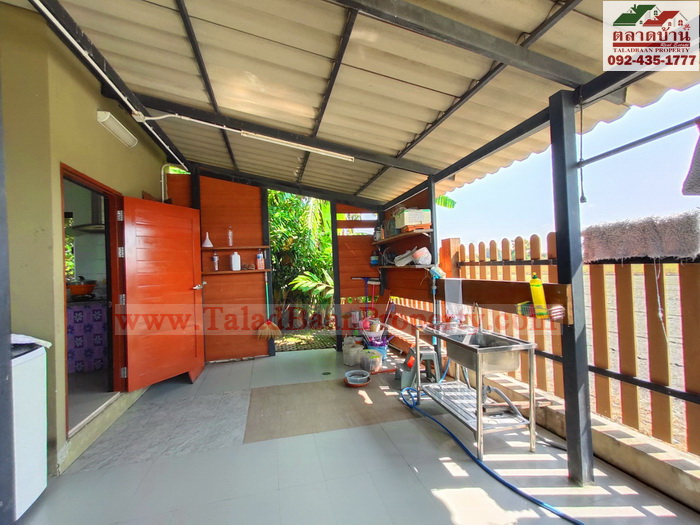 บ้านเดี่ยว บางบัวทอง 50 ตร.ว. ซ.ลำโพ 25 ใกล้สารสาสน์ฯบางบัวทอง ถ.กาญจนาภิเษก นนทบุรี บ้านใหม่-สวย สไตล์โมเดิร์น ทำเลดี