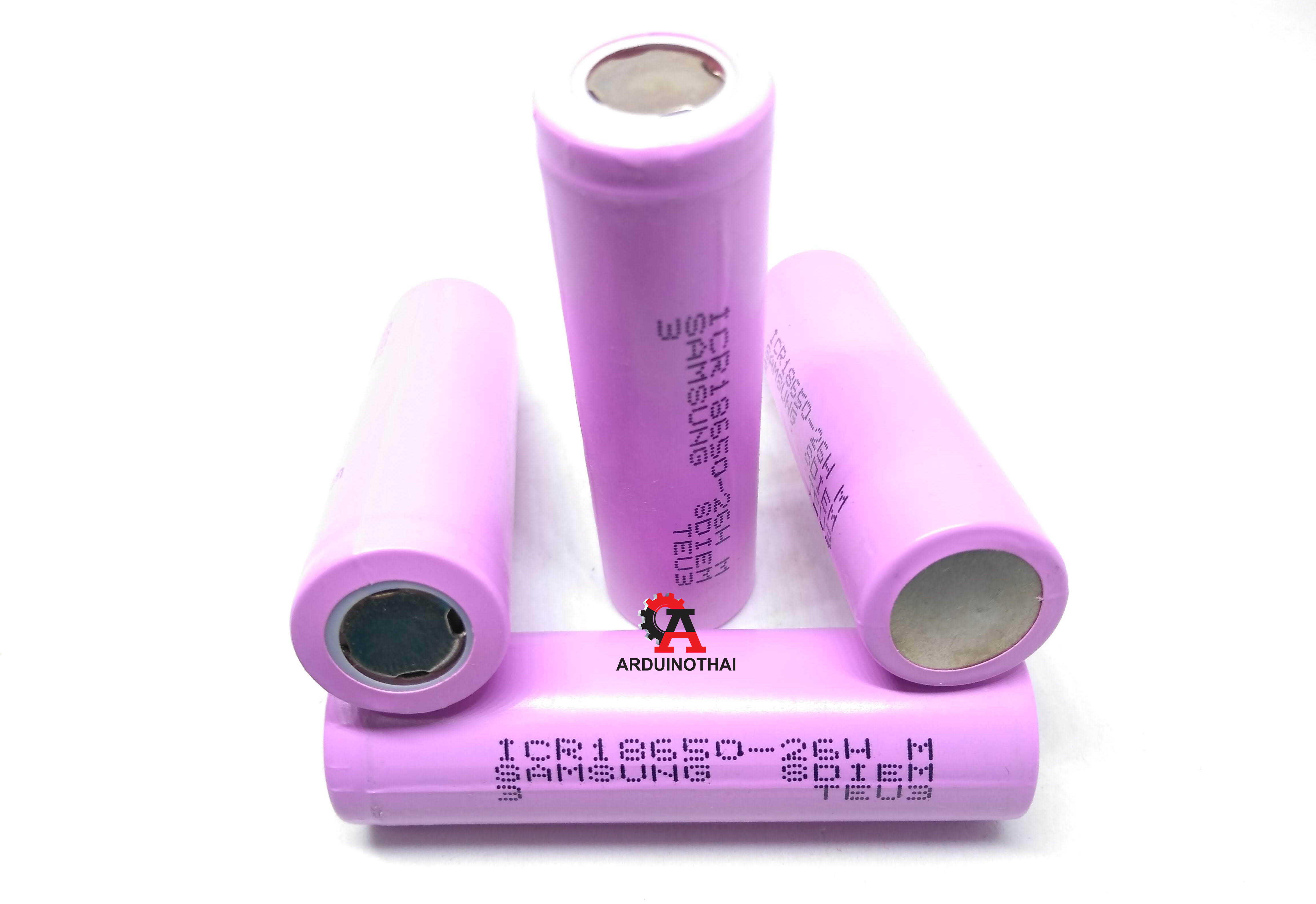 แบตเตอร์รี่ 18650 3.7V 2600mAh ความจุเต็มมิลลิแอมป์