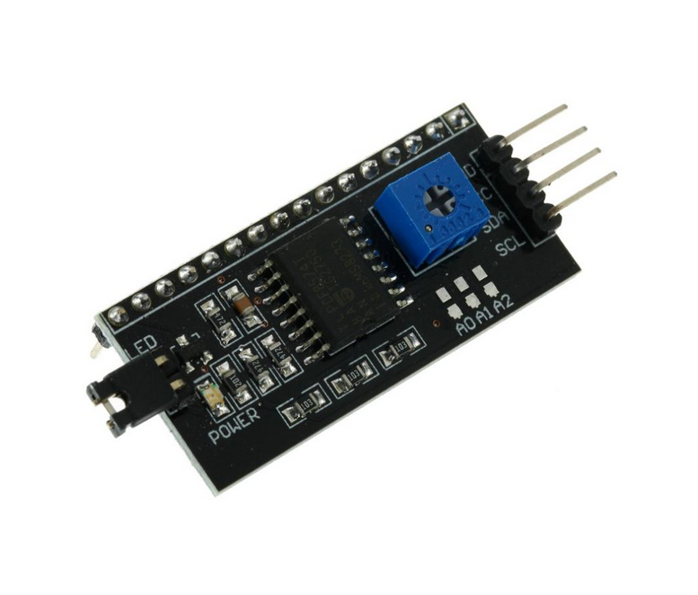 โมดูลสำหรับจอ LCD Module Port IIC/I2C/TWI/SPI Interface Module for 1602 2004 LCD Display