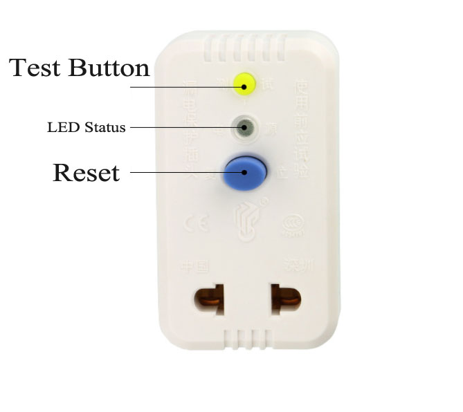 EL01 ปลั๊กกันไฟดูด ไฟรั่ว 220V/10A สามรถใช้กับปลั๊กพ่วงได้