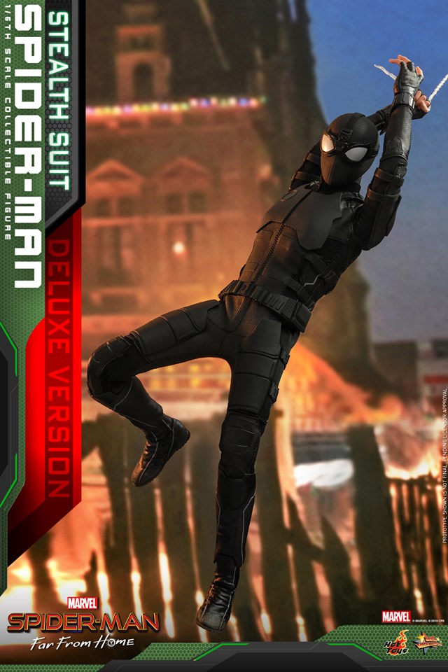 Hot Toys MMS541 Spider-Man: Far From Home - Spider-Man (Stealth Suit) (Deluxe Version)
