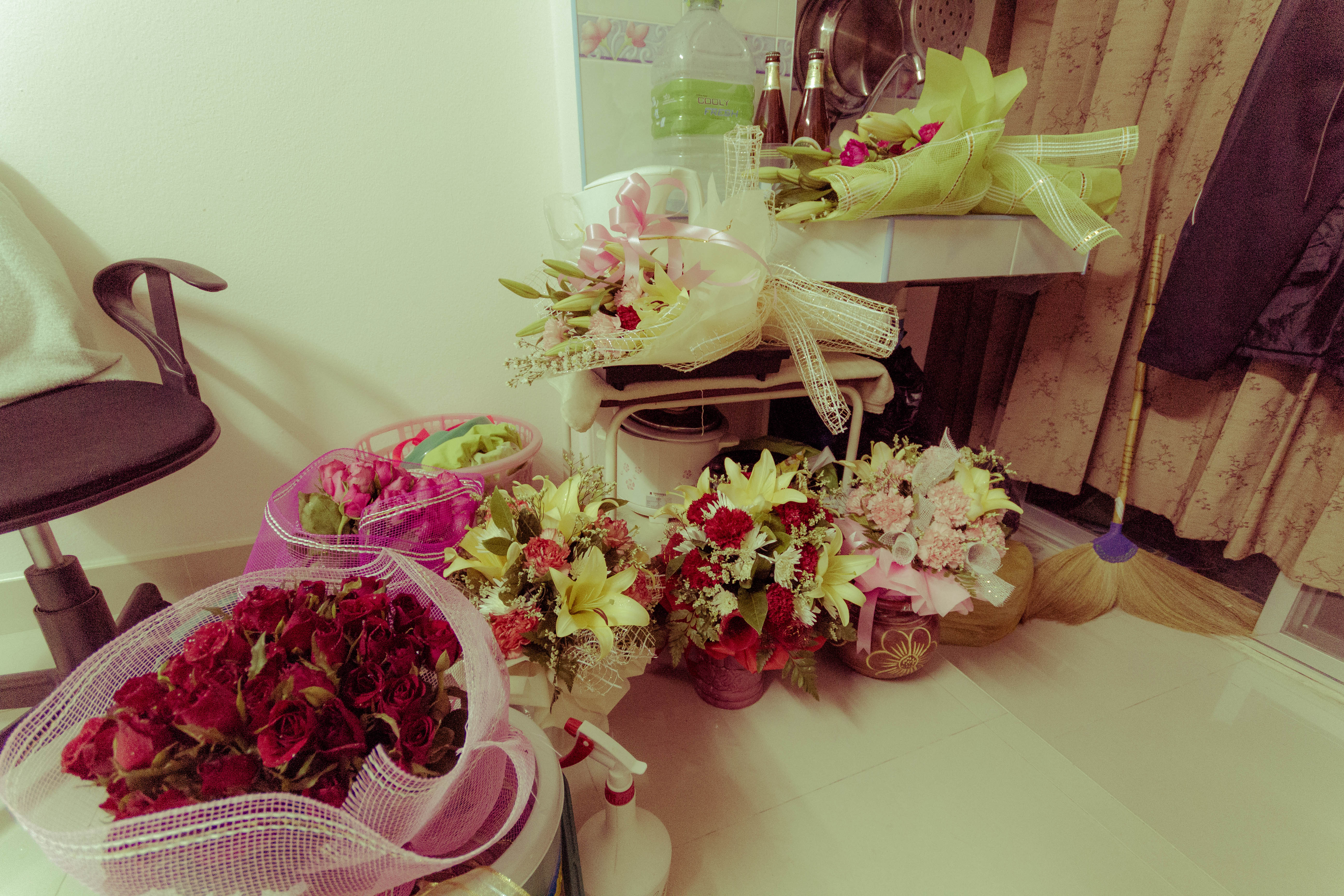 ช่อดอกไม้สด