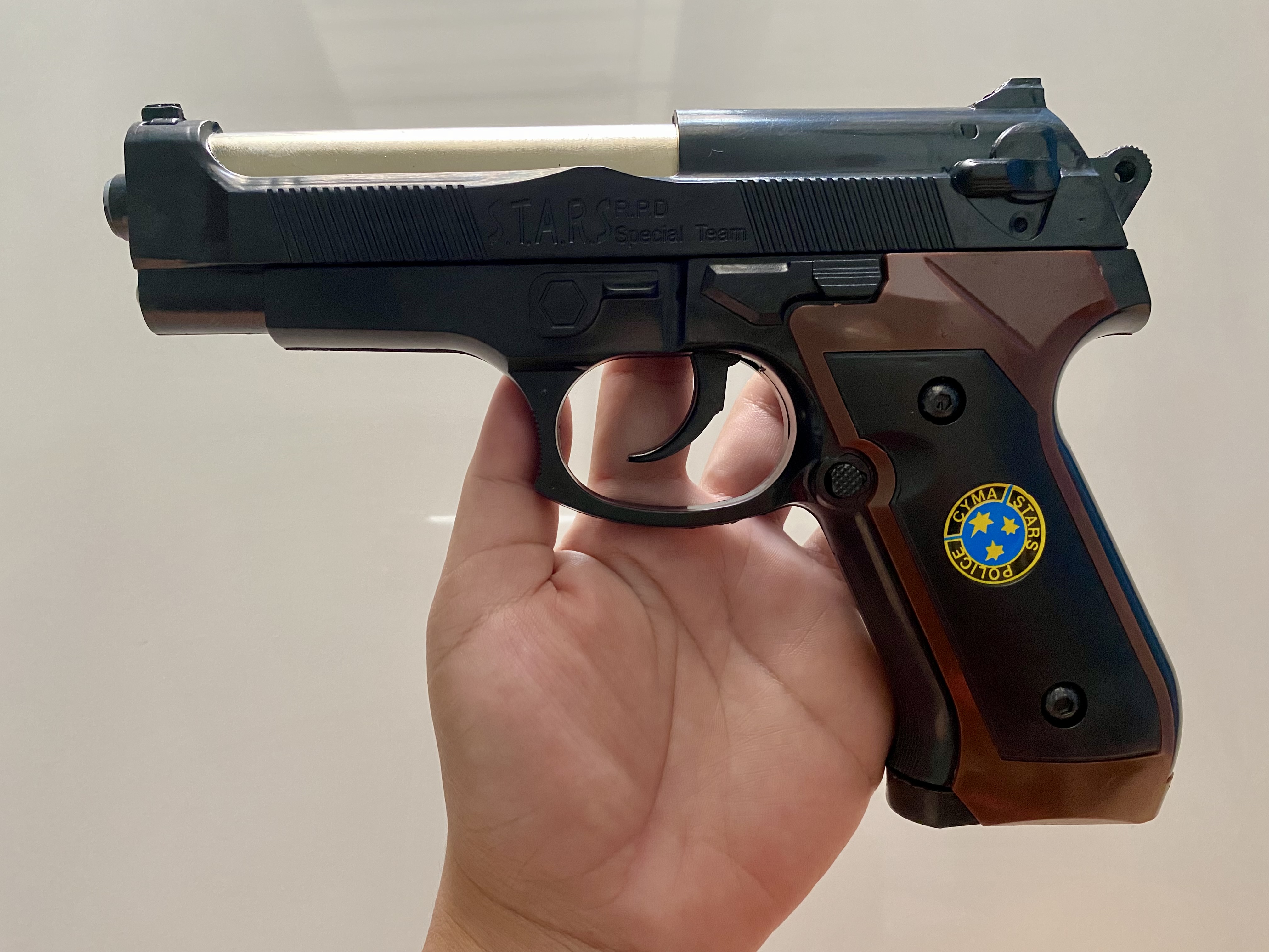 ของเล่นเด็ก ปืนอัดลมพลาสติก 18.5cm