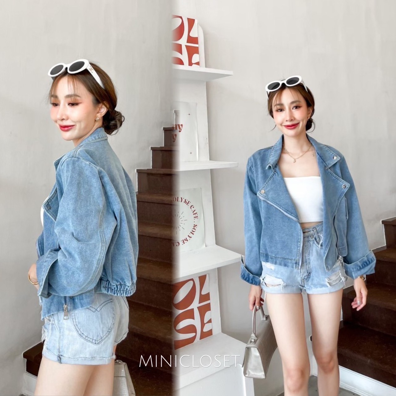 แจ็คเก็ตยีนส์กันหนาว สไตล์Zara