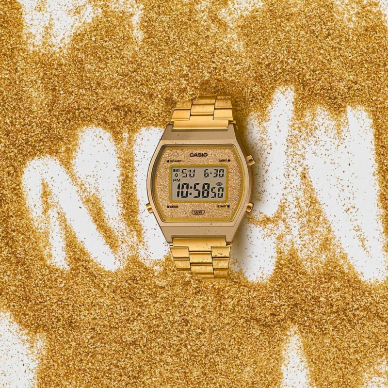 นาฬิกา นาฬิกาข้อมือ ผู้หญิง Casio | B640WGG |B640 | B640WGG-9 | วินเทจ | วัยหนุ่มสาว | นาฬิกา | CASIO