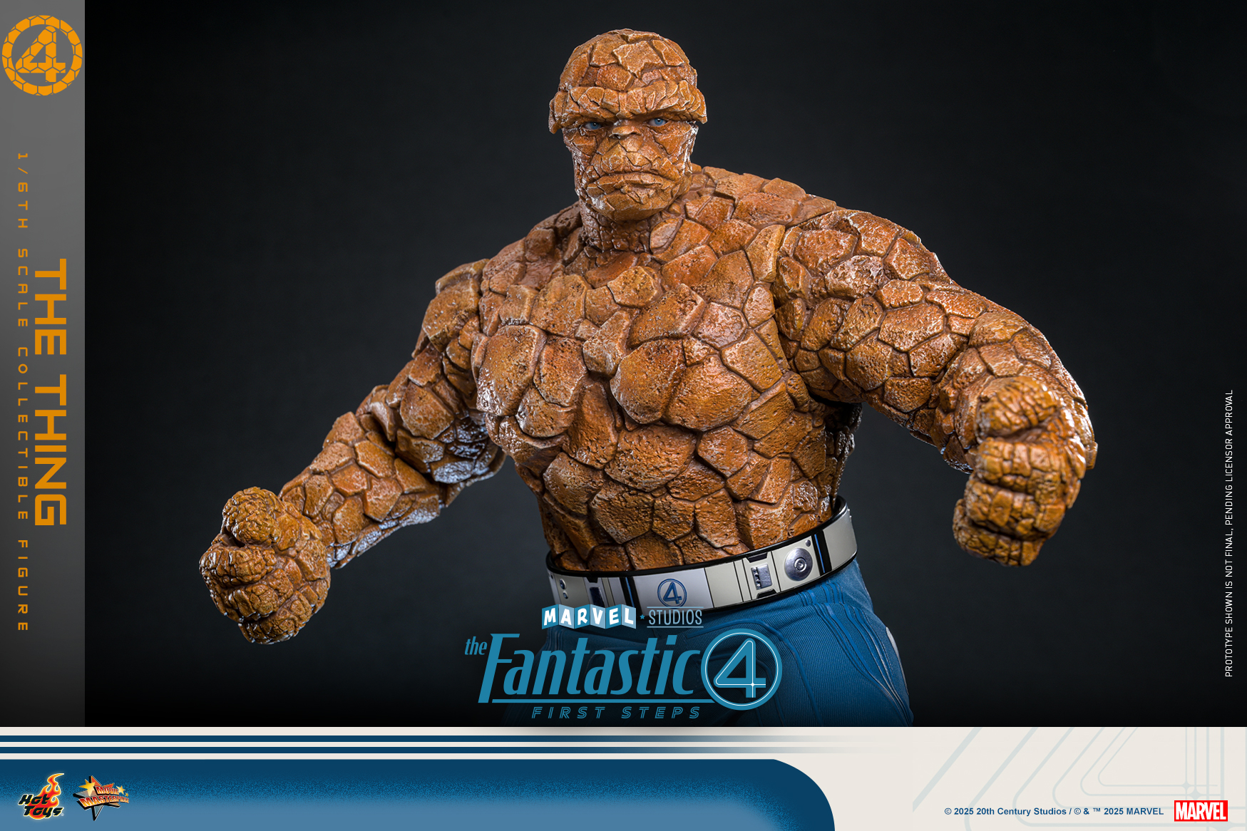Hot Toys MMS813 The Fantastic Four: First Steps - The Thing