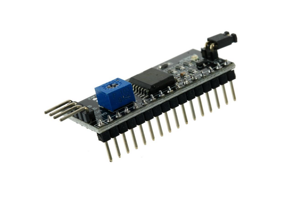 โมดูลสำหรับจอ LCD Module Port IIC/I2C/TWI/SPI Interface Module for 1602 2004 LCD Display