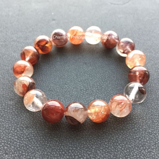 Red Quartz ควอทซ์สีแดง 10 มม ช่วยก่อเกิดพลังความคิดสร้างสรรค์ใหม่ๆ