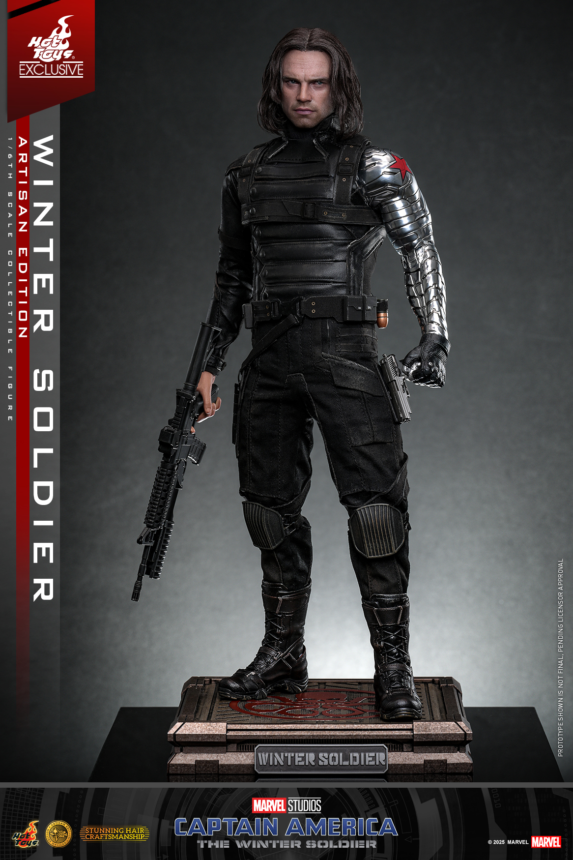 Hot Toys MMS790AEB Captain America: The Winter Soldier - Winter Soldier (Artisan Edition) (Special Edition) [Hot Toys Exclusive]