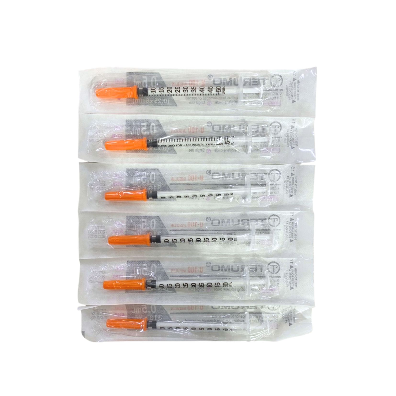 Terumo Syringe Insulin 0.5 ml + 31G x 6 mm. ส่งฟรี