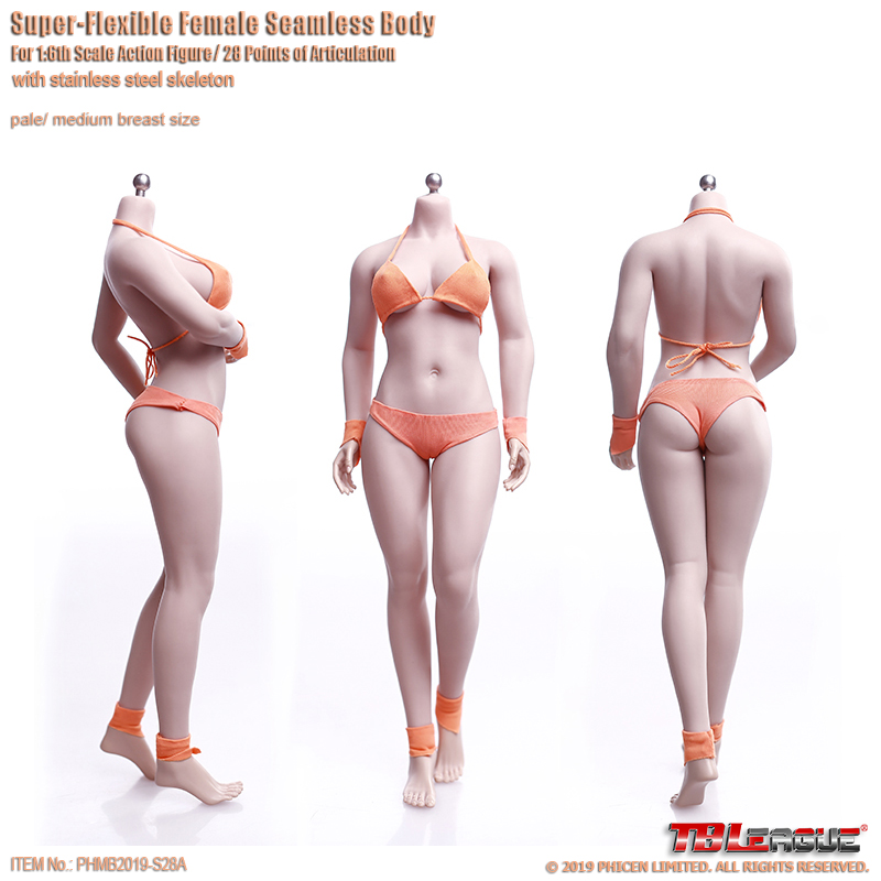 TBLeague PHMB2019-S29B 1/6 Super-Flexible Female Seamless Body