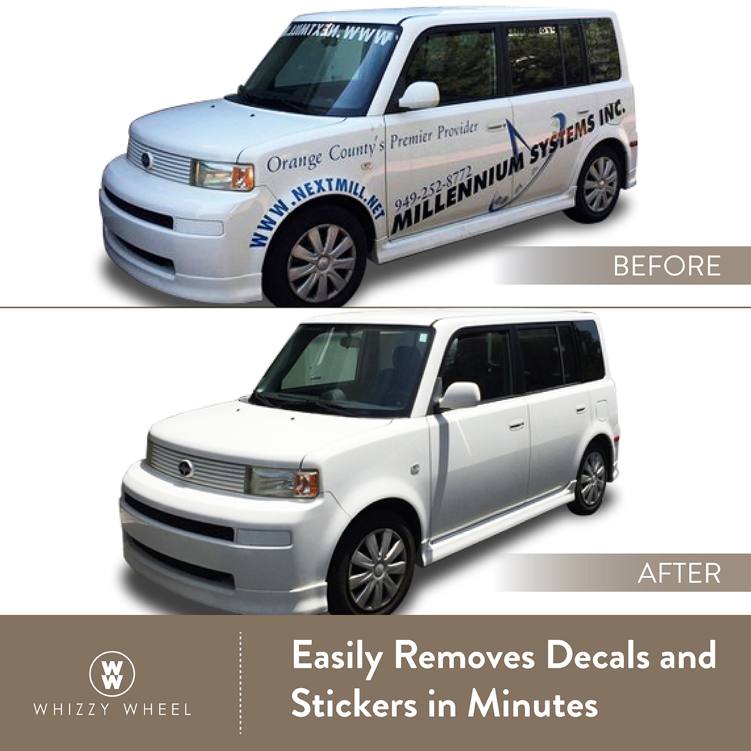 DG21 ฟองน้ำ ลบคราบสติ๊กเกอ กาวจากฟิล์ม ยางมะตอย ใส่กับสว่าน ขนาด 4 นิ้ว สินค้า USA