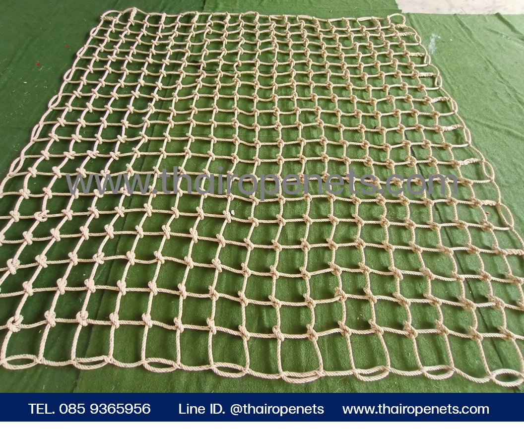 ตาข่ายเปลนอนเชือกใยยักษ์ถัก Hammock ตาข่ายนั่งเล่นริมชายหาด เช็คอินร้านอาหาร ร้านกาแฟ ที่นั่งเล่นสวนสาธารณะ