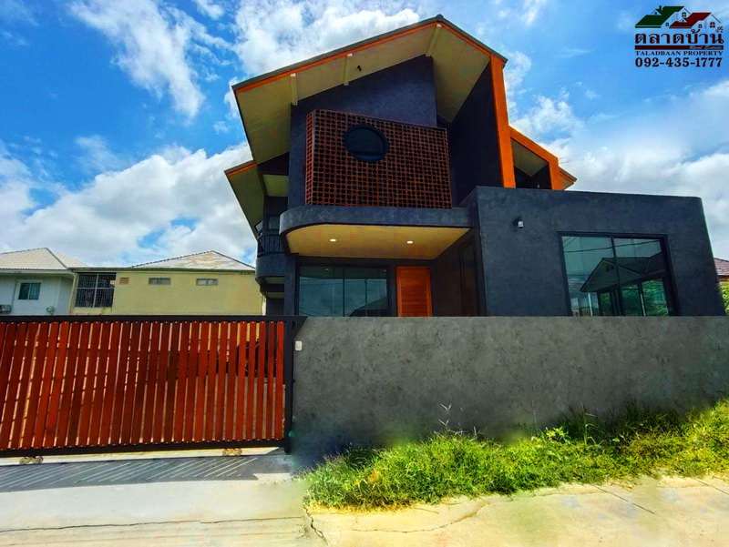 บ้านเดี่ยว บ้านปรารถนาพาวิลเลี่ยน พระราม 5-นครอินทร์ ราชพฤกษ์ หลังมุม 2 ชั้น 56.7 ตร.ว. ใหม่ สไตล์โมเดิร์น ใกล้ตลาดพระราม 5 เด่นหล้า