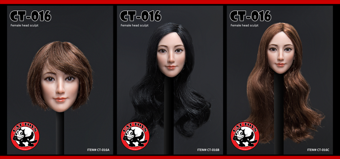 CAT TOYS CT-016HS Asian female headsculpt