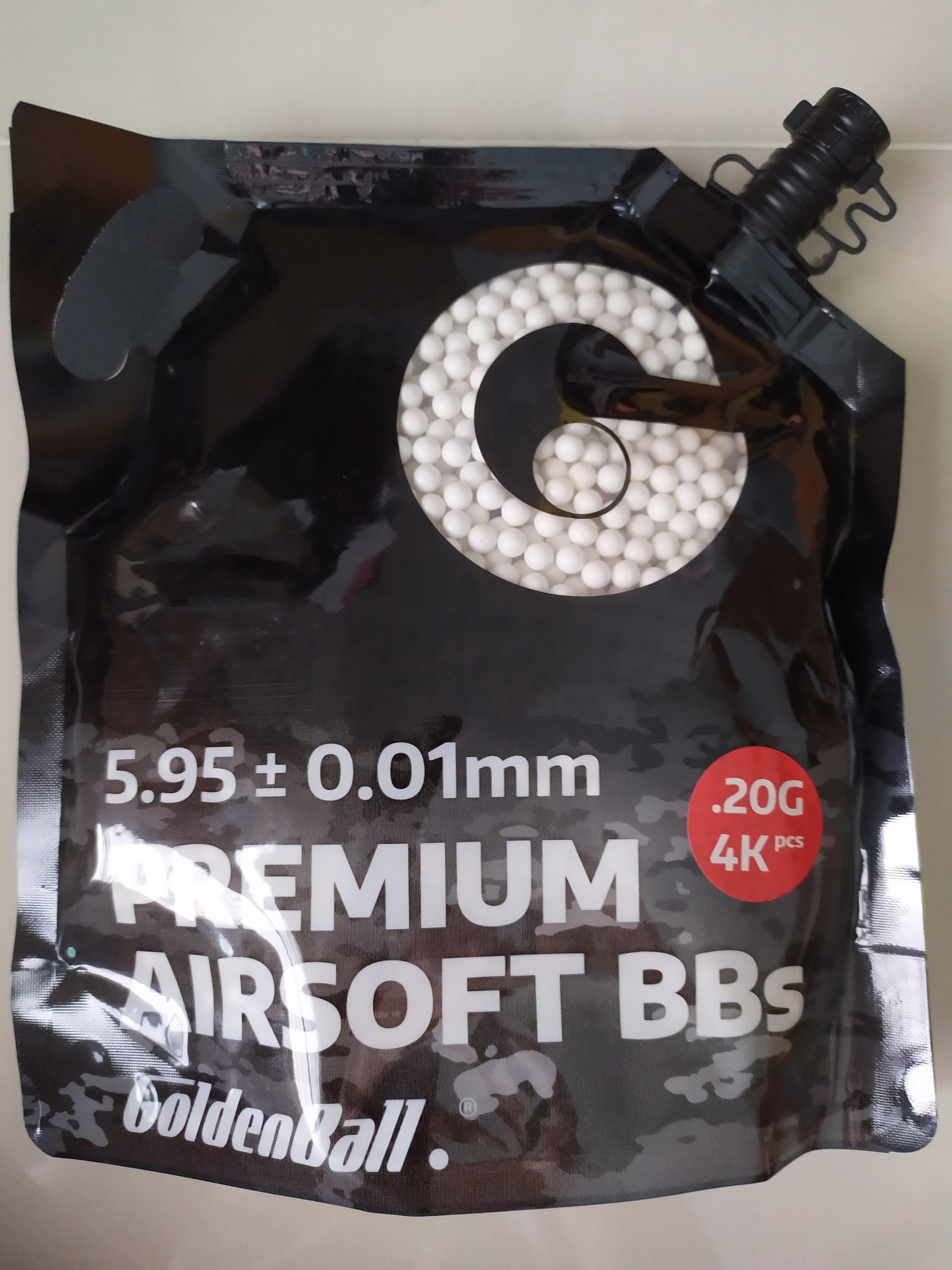 ลูกเซรามิก น้ำหนัก 0.20 กรัม ขนาดมาตรฐาน 6 มิล 4000 นัด/ถุง