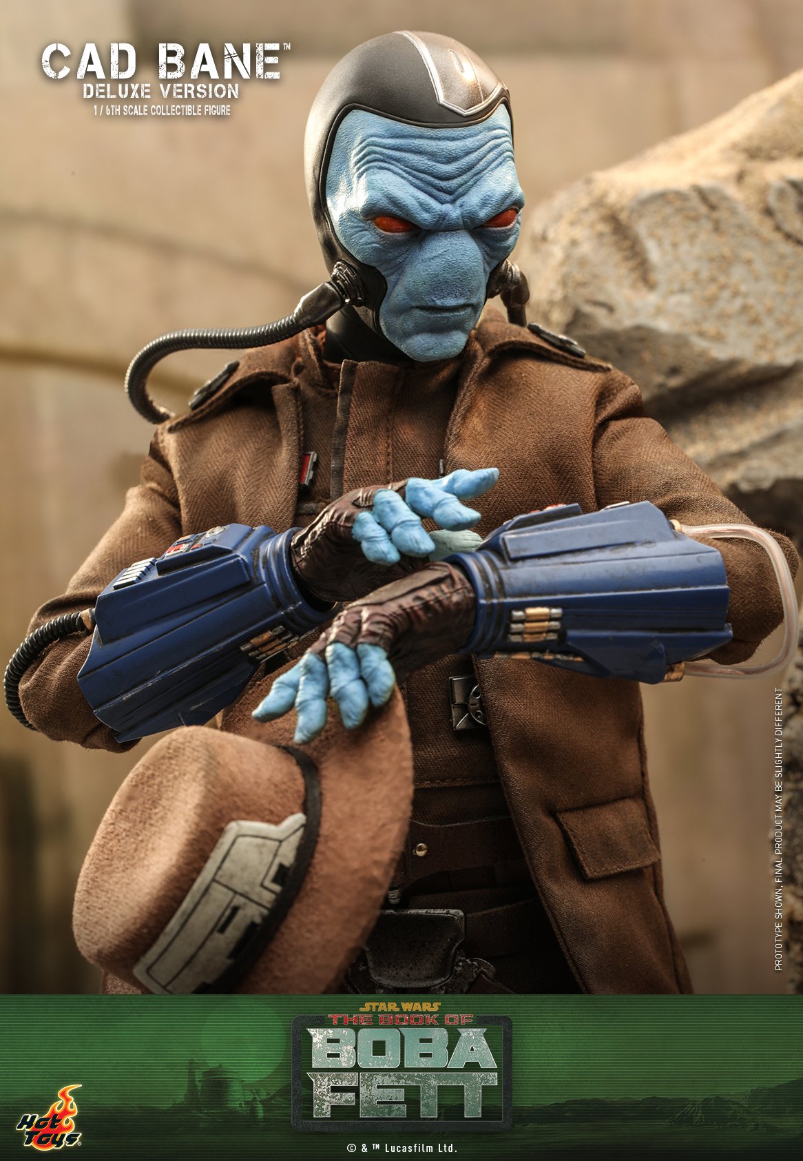 Hot Toys TMS080 1/6 Star Wars: The Book of Boba Fett™ - Cad Bane™ (Deluxe Version)