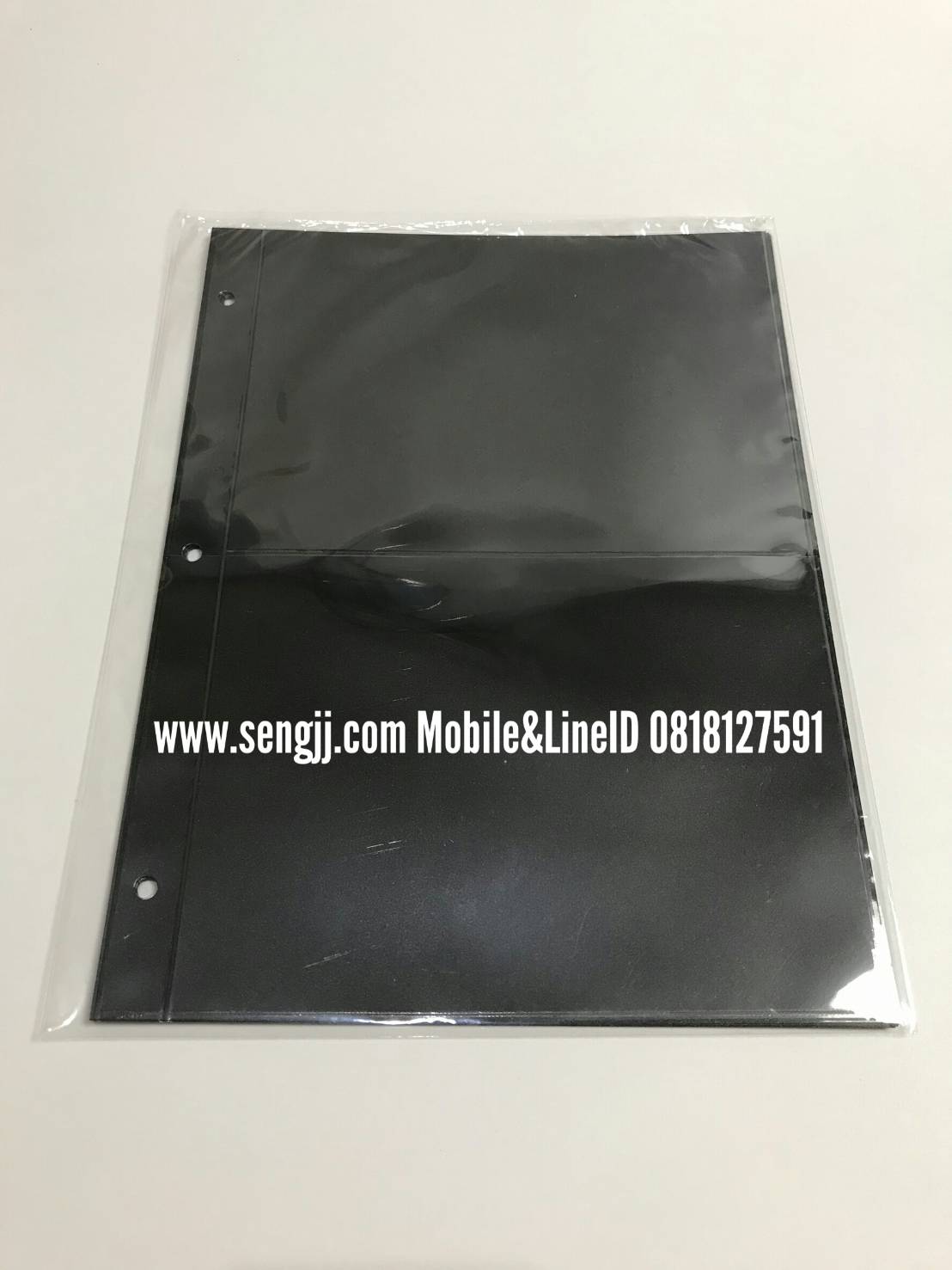 แผ่นเพิ่มอัลบั้มธนบัตร (ใหญ่) ห่อละ 5 แผ่น แบบ 1 ช่อง 2 ช่อง 3 ช่อง